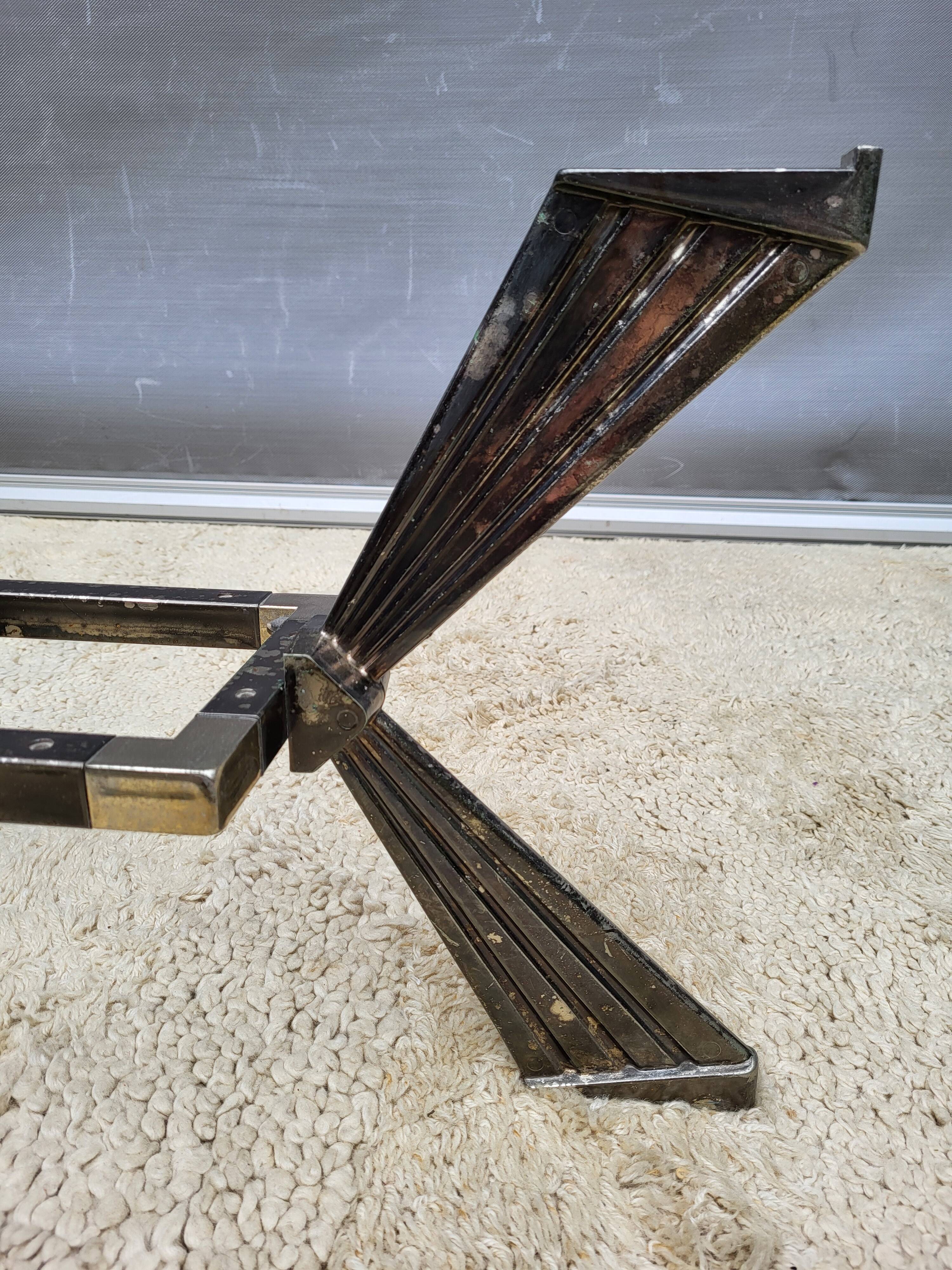 Art Deco oval coffee table 1940