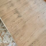 Blue patinated desk and chair