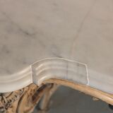 Console Louis XV en bois naturel XIXème