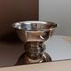 Large Vintage Silver-Plated Footed Salad Bowl, 1960s Italy, Argent Finish, Centerpiece Decor