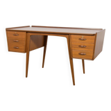Mid-Century Teak Desk by Svante Skogh for AB Möbelfabriken Balder, Sweden, 1950s