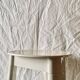 Vintage white plastic tripod stool Gedy - design Olaf von Bohr