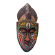 Masque africain avec perles