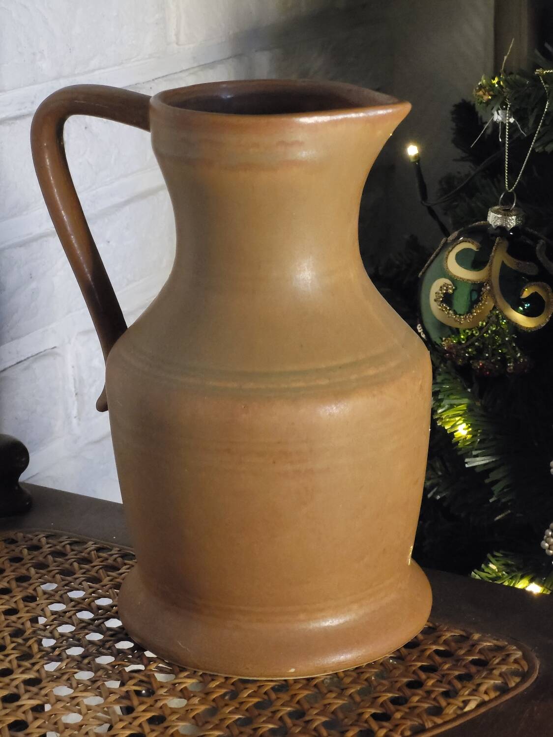 Stoneware pitcher