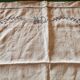 Pair of antique linen pillowcases with monogram
