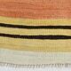 2x12 Warm Earth Tones Striped Lon Kilim Runner Rug, 65x366 Cm