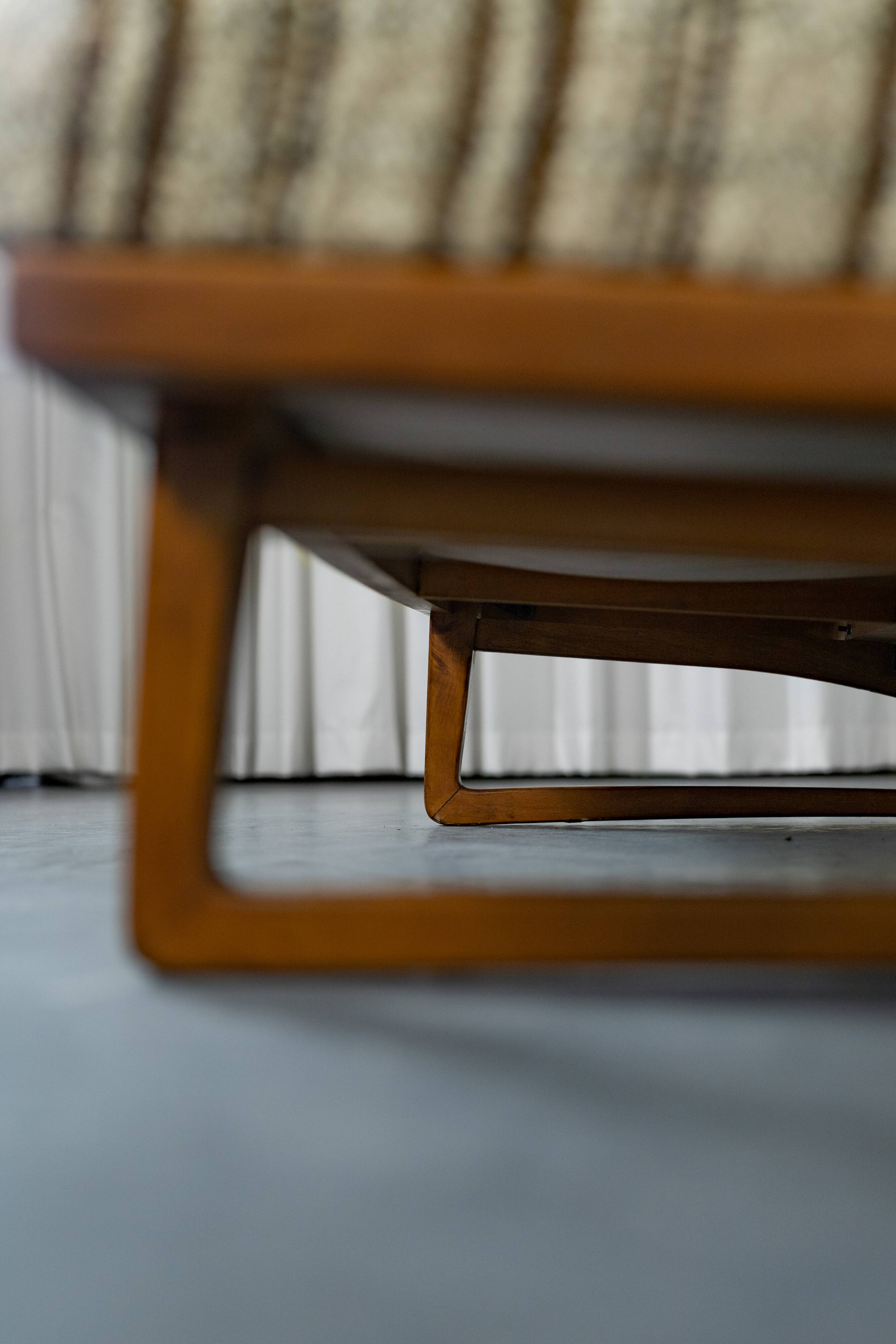 Modernist teak daybed sofa, 1950