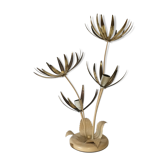 Vintage metal lamp shapes flowers