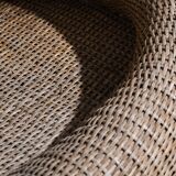 Wicker outdoor sofa, 1960s