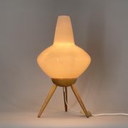 Midcentury Space Age Table Lamp "rocket" by ÚLUV, 1960s