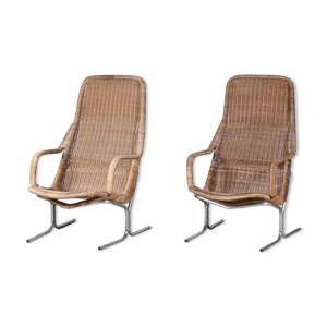 paire de chaises longues,