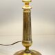 Candlestick lamp solid brass and velvet