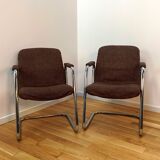 Paire de chaises vintages BRM