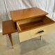 Asymmetrical bedside table vintage year 50/60