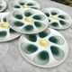 Salins oyster plates France 1960s