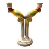 Candle holder - Parrot - Ceramic