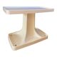 Thermoformed plastic table