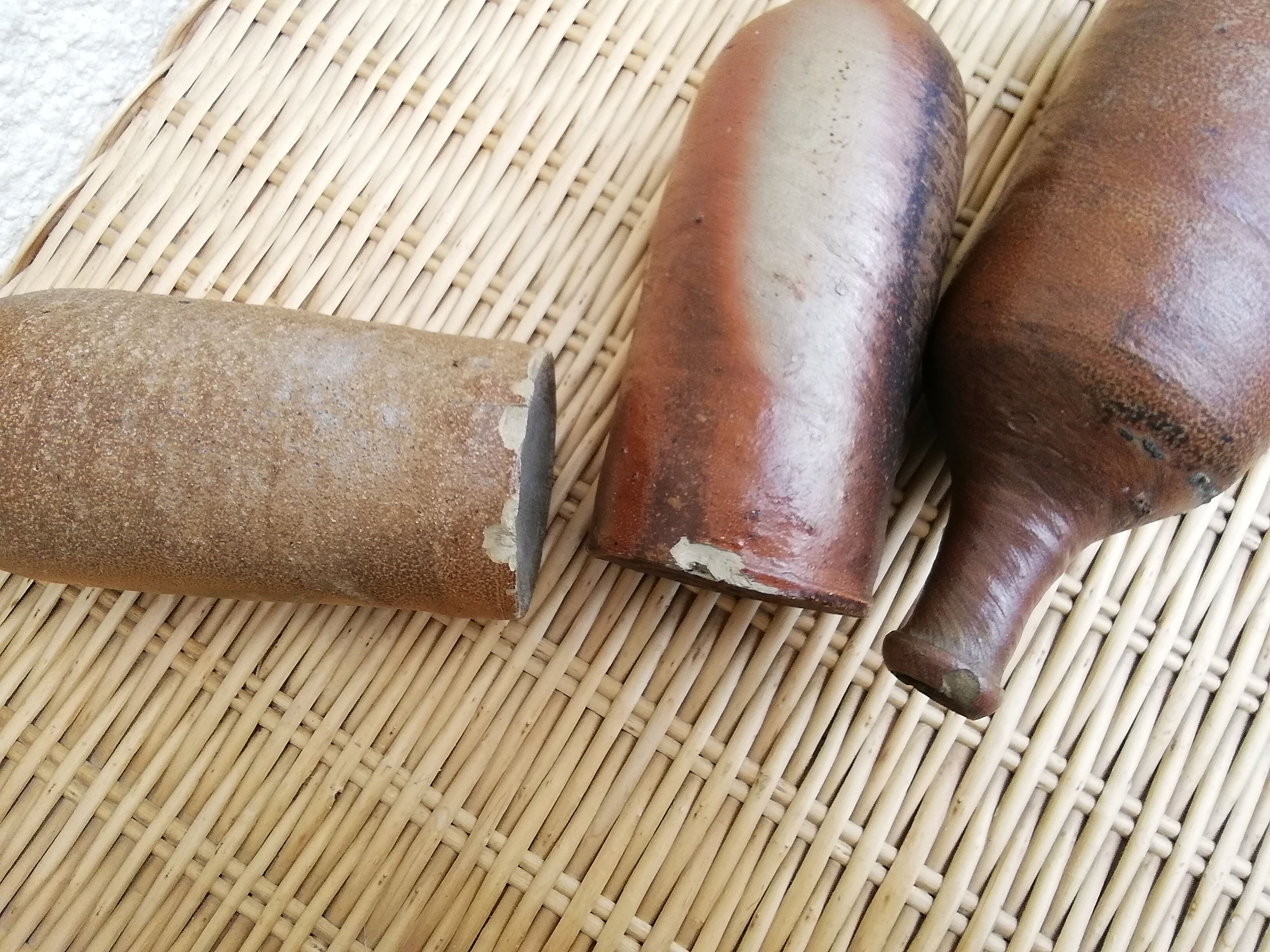 19th lot sandstone bottle of 3