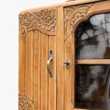 Art Deco Parisian buffet in solid raw oak from the 1930s.