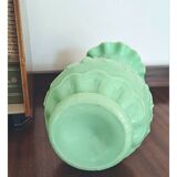 Vase en verre opalin Art Nouveau Portieux Vallerysthal