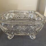 1950s crystal fruit bowl