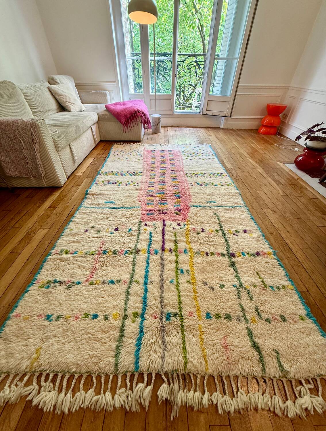 Beni Ouarain Berber rug 100% wool