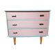 Commode 3 tiroirs - couleurs postel