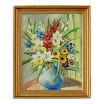 Still Life with Flowers by Hilding N