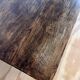 Oversized Vintage Oak Coffee Table with Two Drawers