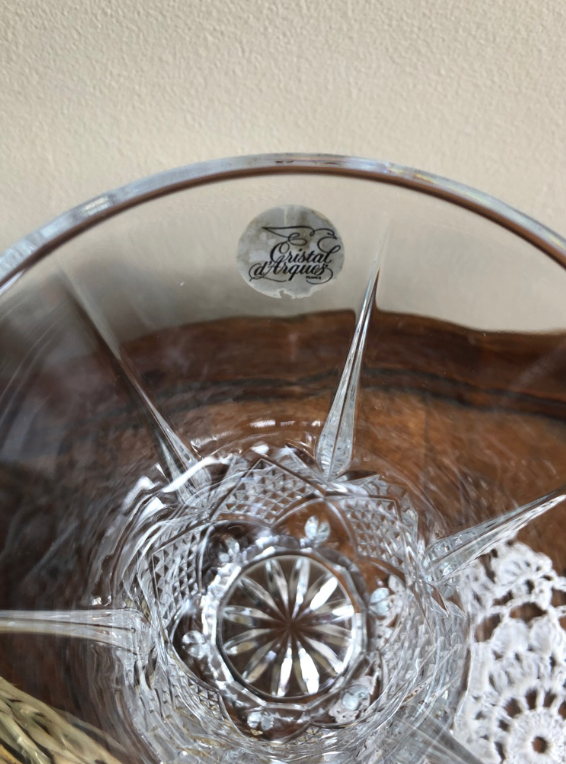 Crystal vase of arques