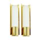 Pair of Hollywood Regency Wall Lights Brass & Opaline Glass Limburg, 1970s