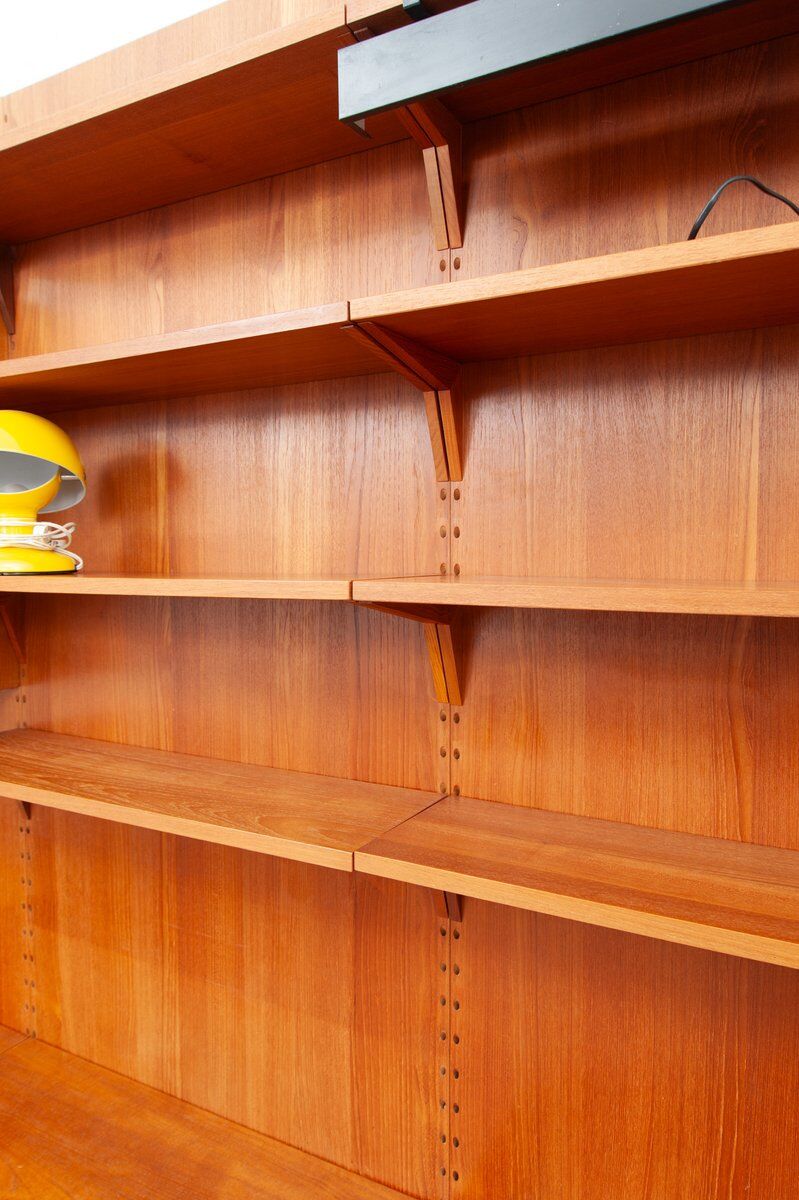 Royal mid-century teak wall unit by Poul Cadovius for Cado, 1960s