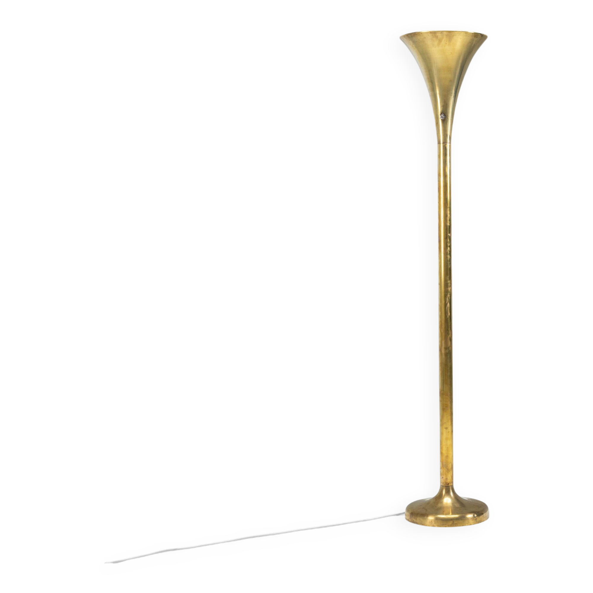 Brass ''Luminator'' floor lamp by Marcello Piacentini