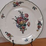 Set of 6 old flat ceramic plates VILLEROY and BOCH "Alt Strassburg"