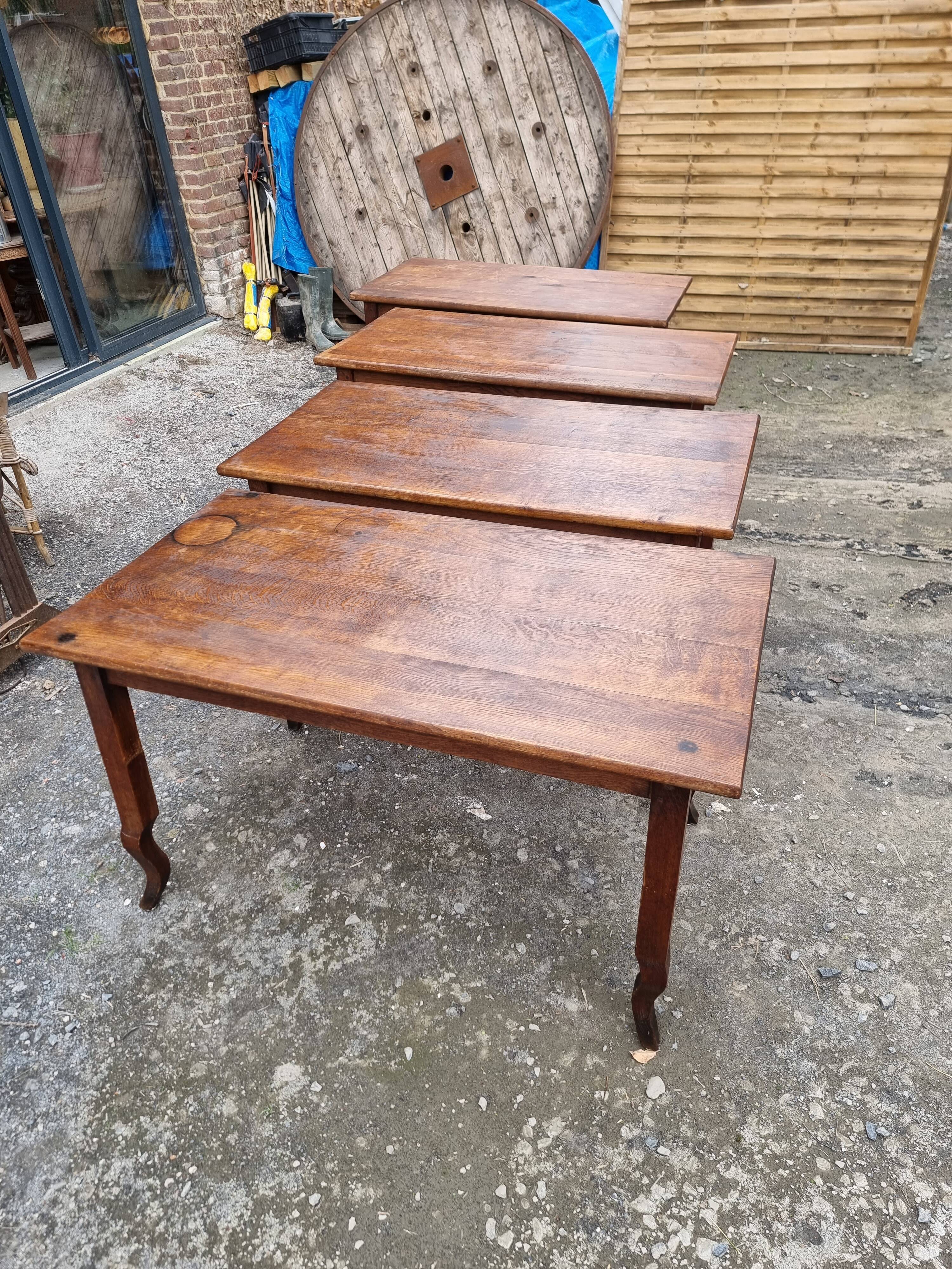 Restaurant tables, set of 4
