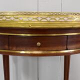 Table bouillotte en acajou, style Louis XVI – début XXe