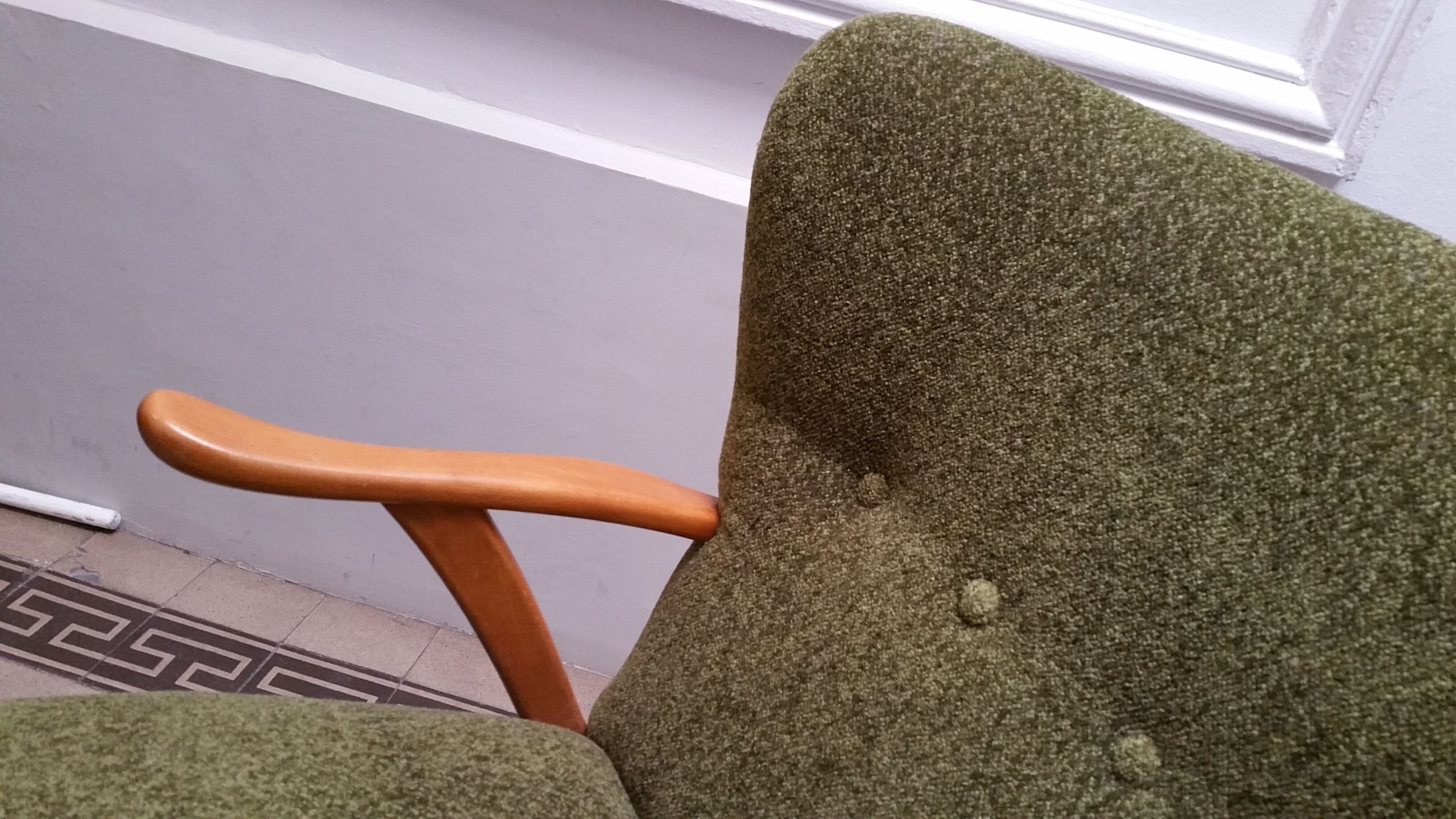 Pair of chairs WING Zig Zag cocktail vintage 50 60 year