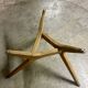 Table en bois et verre AMPM 130 cm