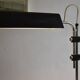 Vintage black modernist table lamp 50 1950 Bauhaus