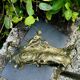 Large rock garden planter angel Art Nouveau