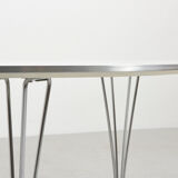 Elliptical dining table by Piet Hein And Bruno Mathsson For Fritz Hansen, Denmark 1960's