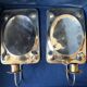 Vintage Scandinavian Brass Wall Candle holder Sconce height 29cm