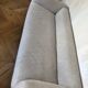 Zanotta sofa - cream herringbone wool fabric by Pierre Frey - 230 x 100 cm
