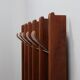 Vintage 1970s La Moderna Wood Entryway coat rack with mirrors