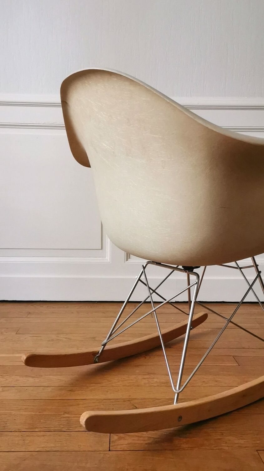 RAR rocking chair by Charles and Ray Eames, Herman Miller interform, 1970