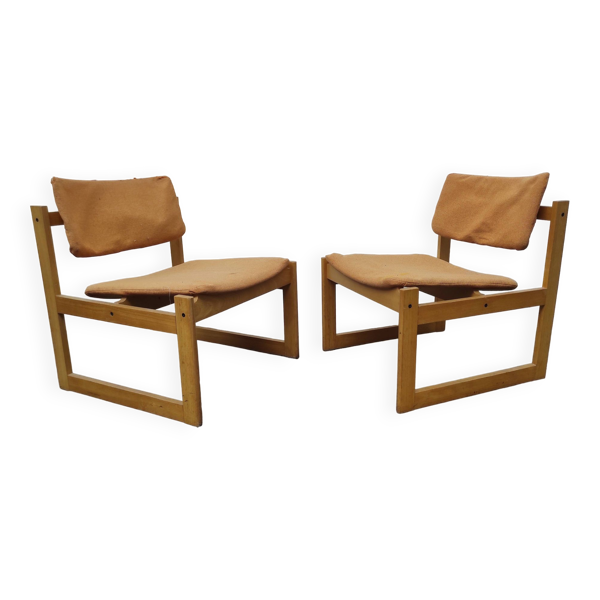 Paire fauteuils SFC 3001 de Michel Mortier 1960