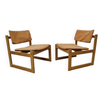 Pair of SFC 3001 armchairs by Michel Mortier 1960