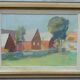 peinture moderne suédoise, huile sur toile, Tage Nilsson (1926-1997), années 1960, encadré