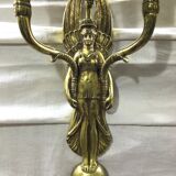Paire d'appliques empire en bronze