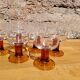 Suite of 6 water glasses 70s